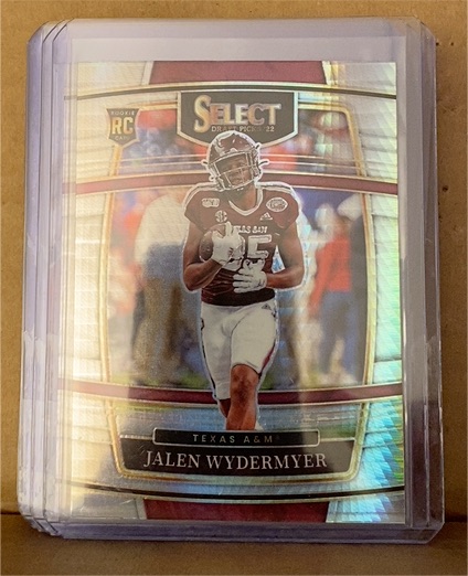 2022 Panini Select Draft Picks #19 Jalen Wydermyer — front