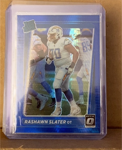 2021 Donruss Optic #263 Rashawn Slater — front