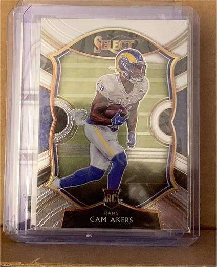 2020 Panini Select #55 Cam Akers — front