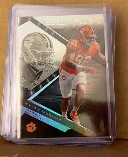 2023 Panini Chronicles Black Draft Picks #11 Myles Murphy — front