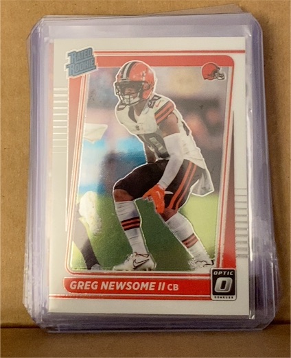 2021 Panini Donruss Optic #252 Greg Newsome II — front