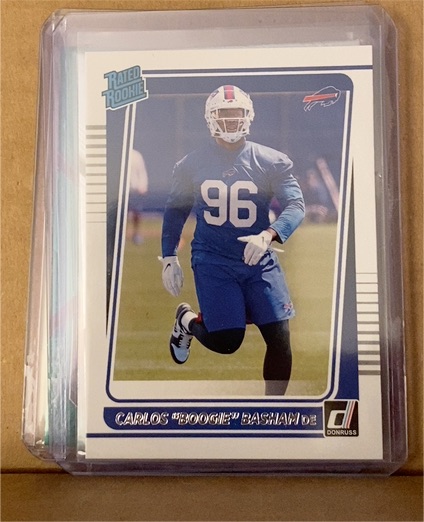2021 Donruss #306 Carlos "Boogie" Basham — front