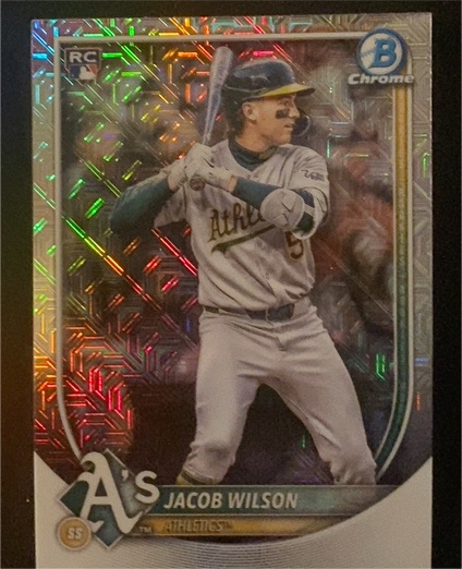 2025 Bowman Chrome #1 Jacob Wilson — front