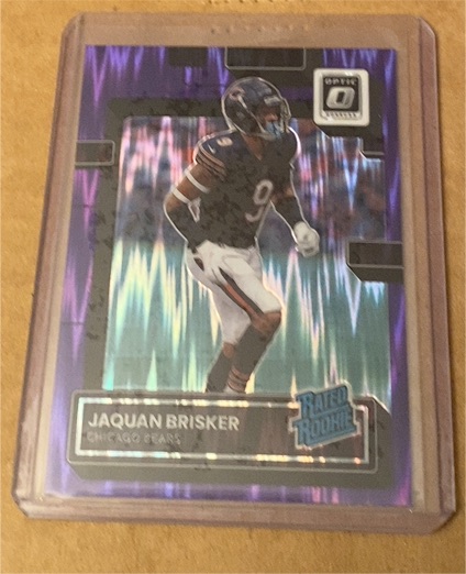 2022 Panini Donruss Optic Rated Rookie Purple Shock Jaquan Brisker — front