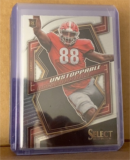 2023 Panini Select Draft Picks #UN-15 Jalen Carter — front
