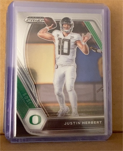 2021 Panini Prizm Draft Picks #20 Justin Herbert — front