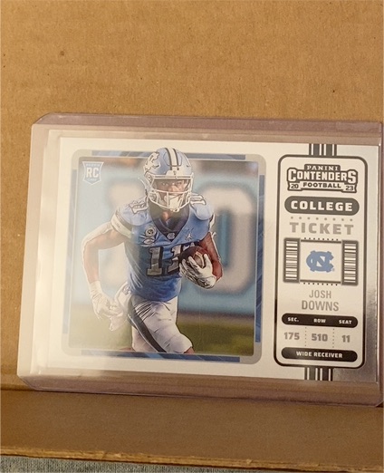 2023 Panini Chronicles Draft Picks Contenders College Ticket #16 Josh Downs — front