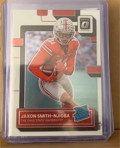 2023 Panini Chronicles Donruss Optic Draft Picks #25 Jaxon Smith-Njigba Rated Rookie — front