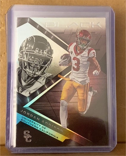 2023 Panini Chronicles Draft Picks Black #5 Jordan Addison — front