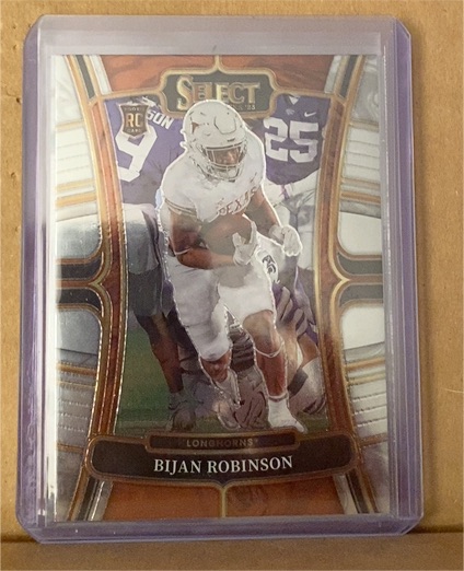 2023 Panini Select Draft Picks #9 Bijan Robinson — front