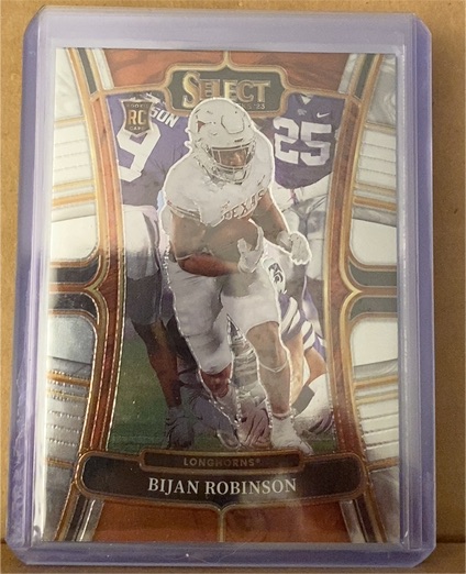 2023 Panini Select Draft Picks #9 Bijan Robinson — front