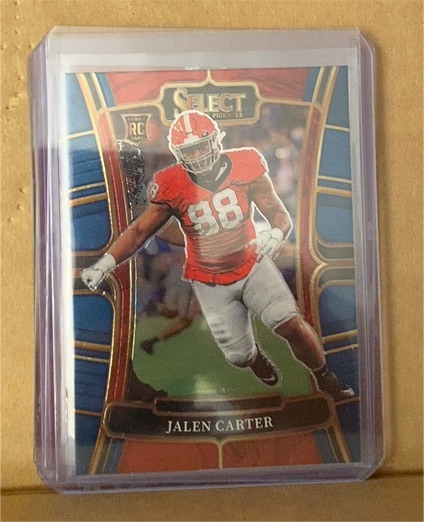 2023 Panini Select Draft Picks #12 Jalen Carter — front