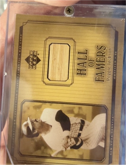 2001 Upper Deck Hall of Famers #B-RJ Reggie Jackson — front