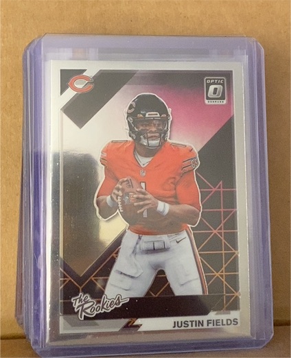 2021 Donruss Optic The Rookies #TR-4 Justin Fields — front