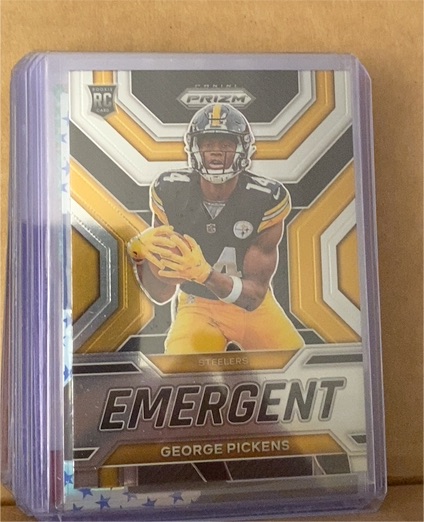 2022 Panini Prizm Emergent #E-17 George Pickens — front