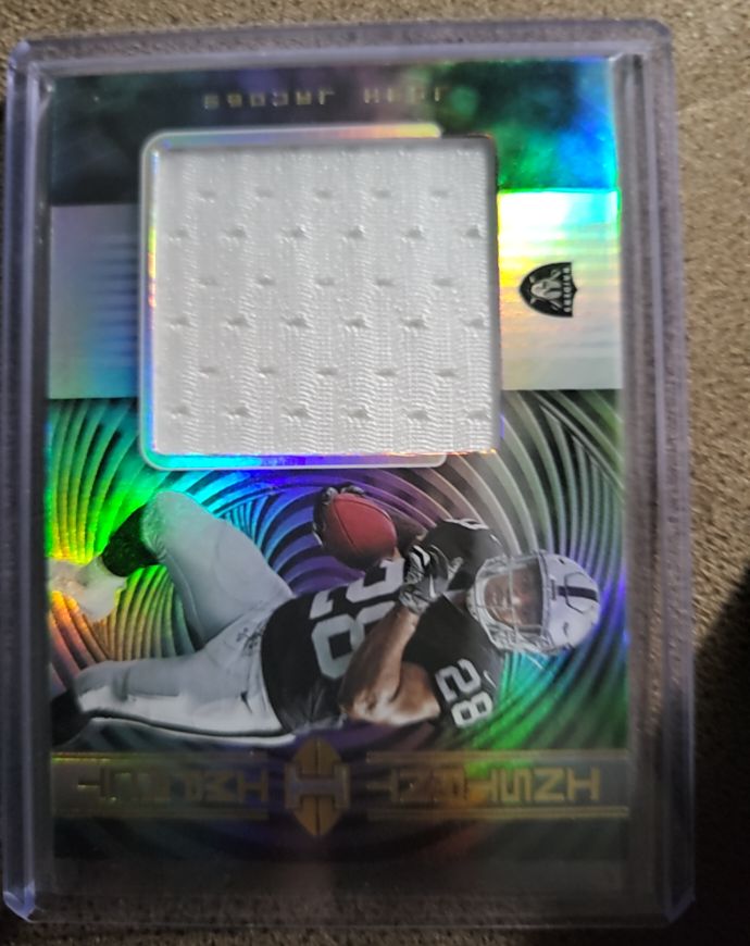 2019 Panini Illusions Instant Impact Jerseys #28 Josh Jacobs — front