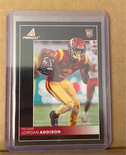 2023 Panini Chronicles Draft Picks Pinnacle #5 Jordan Addison — front