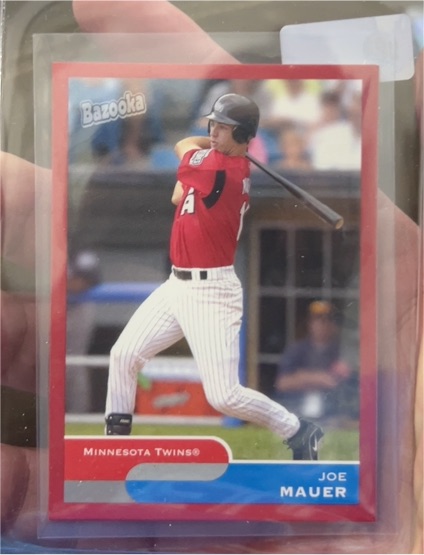 2004 Topps Bazooka #244 Joe Mauer — front