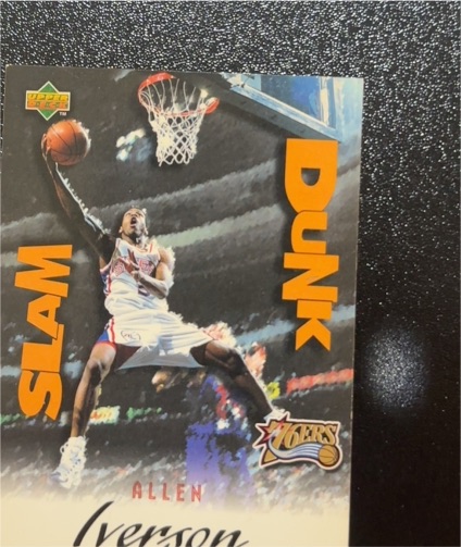 1997-98 Upper Deck Nestle Slam Dunk #SD-30 Allen Iverson — front