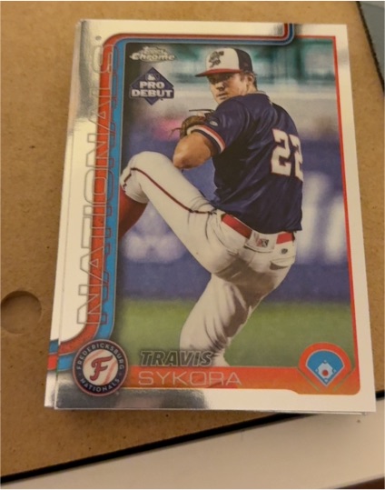 2025 Topps Pro Debut Chrome #PDC-8 Travis Sykora — front