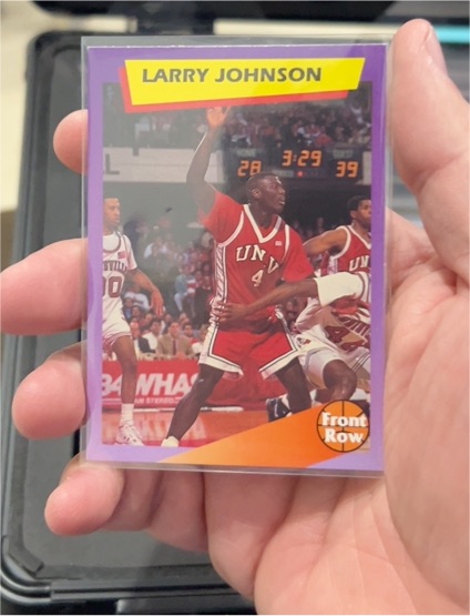1991-92 Front Row Dream Picks #4 Larry Johnson — front