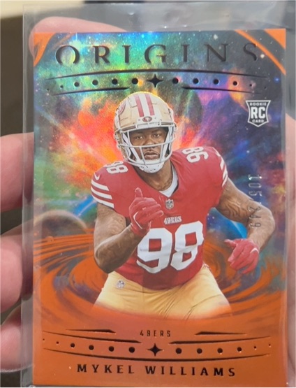 2025 Panini Origins #136 Mykel Williams — front