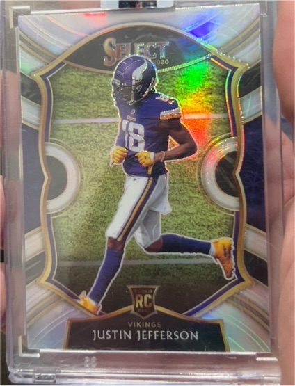 2020 Panini Select #61 Justin Jefferson — front