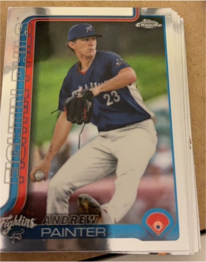 2025 Topps Pro Debut #PDC-119 Andrew Painter Chrome Philadelphia Phillies — front