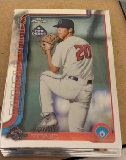 2025 Topps Pro Debut Chrome #PDC-183 Jonah Tong — front