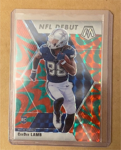 2020 Panini Mosaic NFL Debut #268 CeeDee Lamb — front