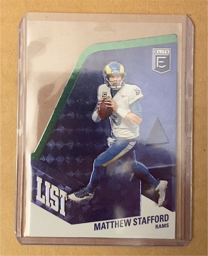 2022 Donruss Elite A List #AL-19 Matthew Stafford — front