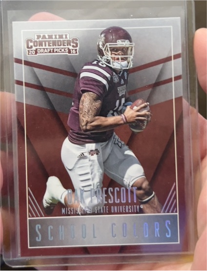 2016 Panini Contenders Draft Picks #16 Dak Prescott School Colors — front