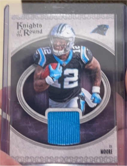 2018 Panini Knights of the Round #KR-DM D.J. Moore — front