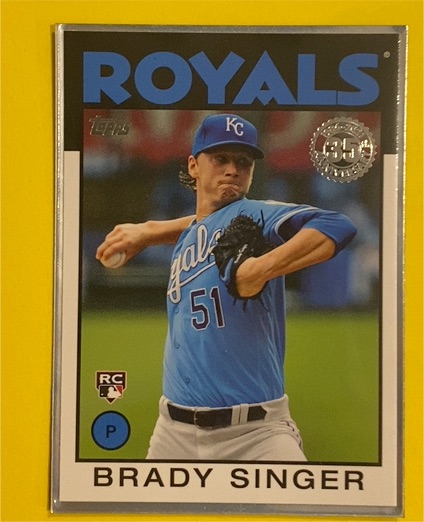 2021 Topps 1986 Topps Baseball 35th Anniversary #86B-3 Brady Singer — front