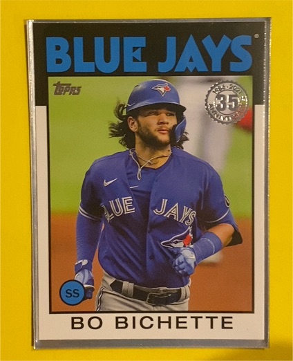 2021 Topps 1986 Topps 35th Anniversary #86B-55 Bo Bichette — front