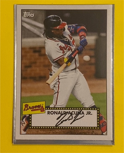 2021 Topps 1952 Redux #T52-45 Ronald Acuna Jr — front