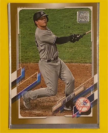 2021 Topps Series 1 #186 Luke Voit — front