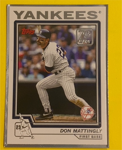 2004 Topps #23 Don Mattingly — front
