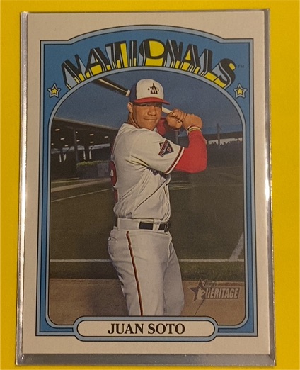 2021 Topps Heritage #35 Juan Soto — front