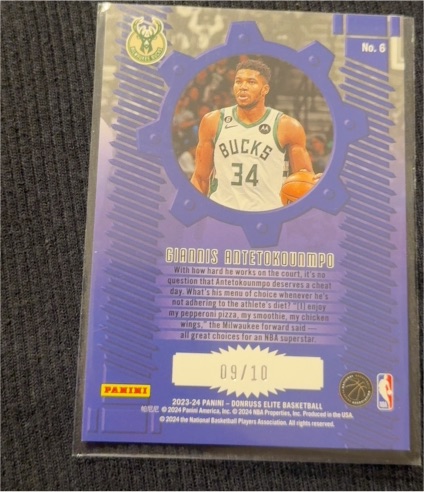 2023-24 Panini Donruss Elite Craftsmen #6 Giannis Antetokounmpo — front
