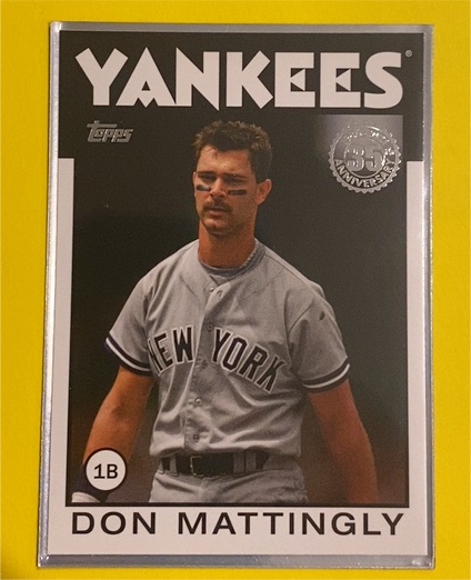 2021 Topps 1986 Topps Baseball 35th Anniversary #86B-47 Don Mattingly — front