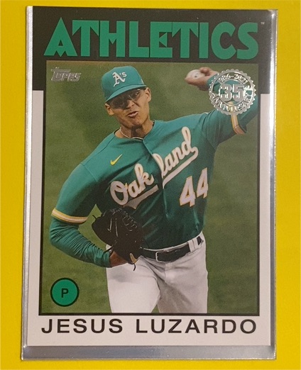 2021 Topps 1986 Topps #86B-38 Jesus Luzardo — front