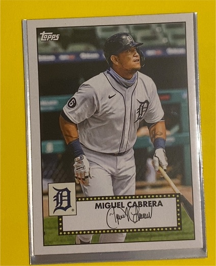 2021 Topps #T52-2 Miguel Cabrera — front