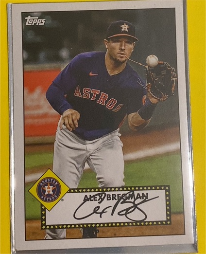 2021 Topps Series 1 1952 Redux #T52-11 Alex Bregman — front