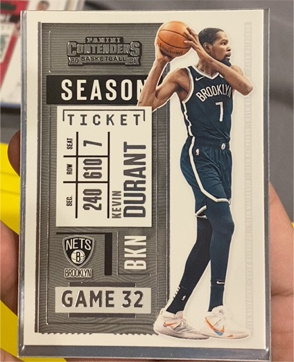 2020-21 Panini Contenders #49 Kevin Durant Brooklyn Nets — front