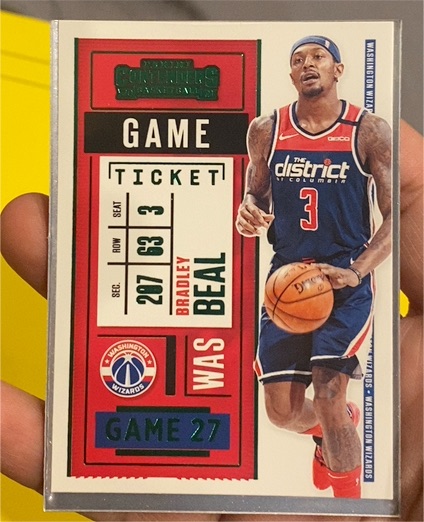 2020-21 Panini Contenders #18 Bradley Beal — front