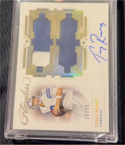 2021 Panini Flawless #10/20 Tony Romo — front
