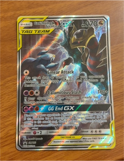 2019 Pokémon SM193 Garchomp & Giratina GX Tag Team — front