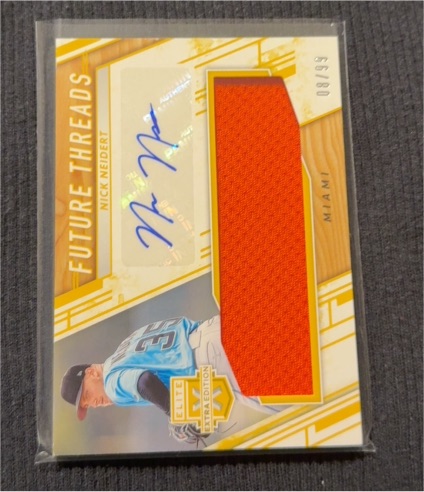 2019 Panini Elite Extra Edition Future Threads #FTS-NN Nick Neidert — front