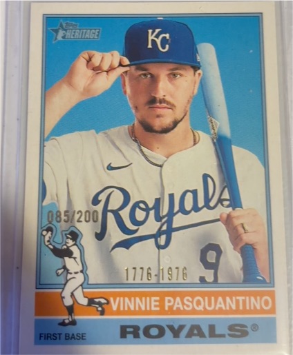 2025 Topps Heritage #440 Vinnie Pasquantino — front